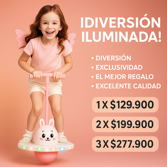 Saltarin con luz LED